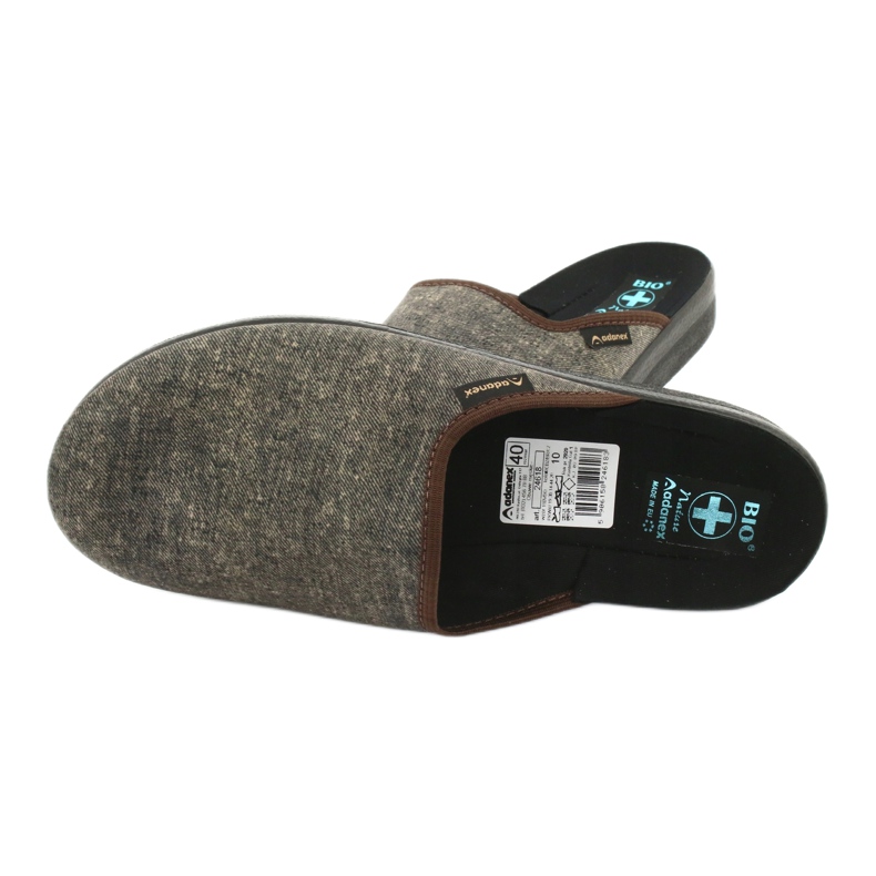Adanex 24618 férfi papucs szürke 4
