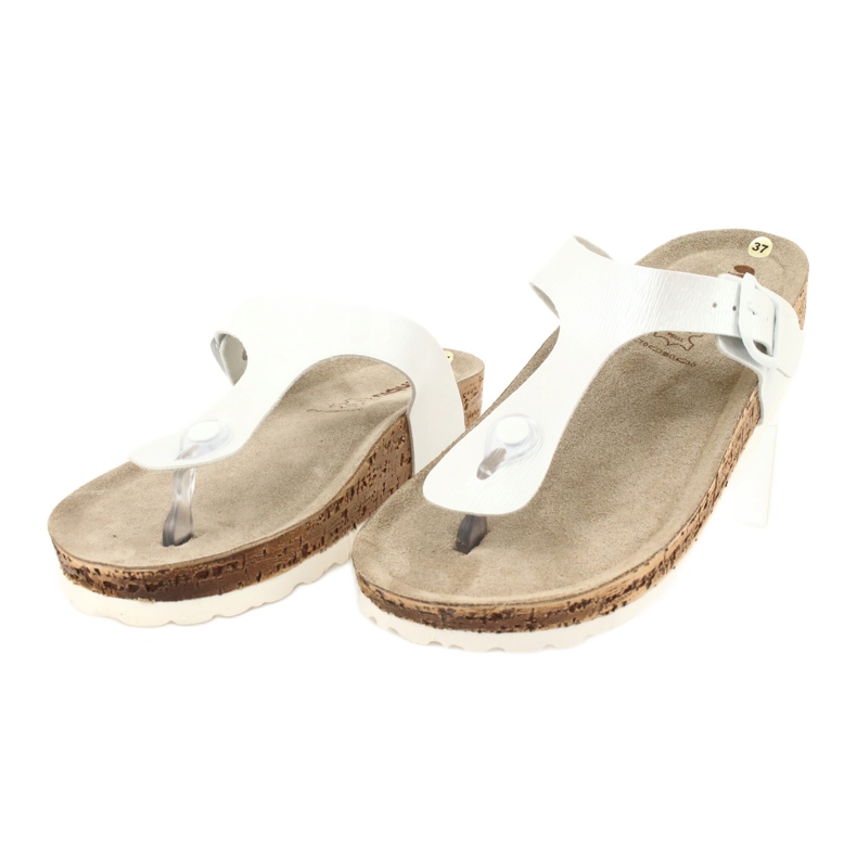 Anatómiai Inblu NM020 női anatómiai papucs fehér 2