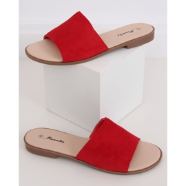 Piros női piros papucs WL1606 Red 1