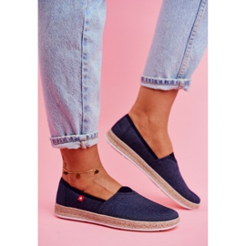Női Espadrilles Big Star Slip-on Navy Blue FF276024 sötétkék 1