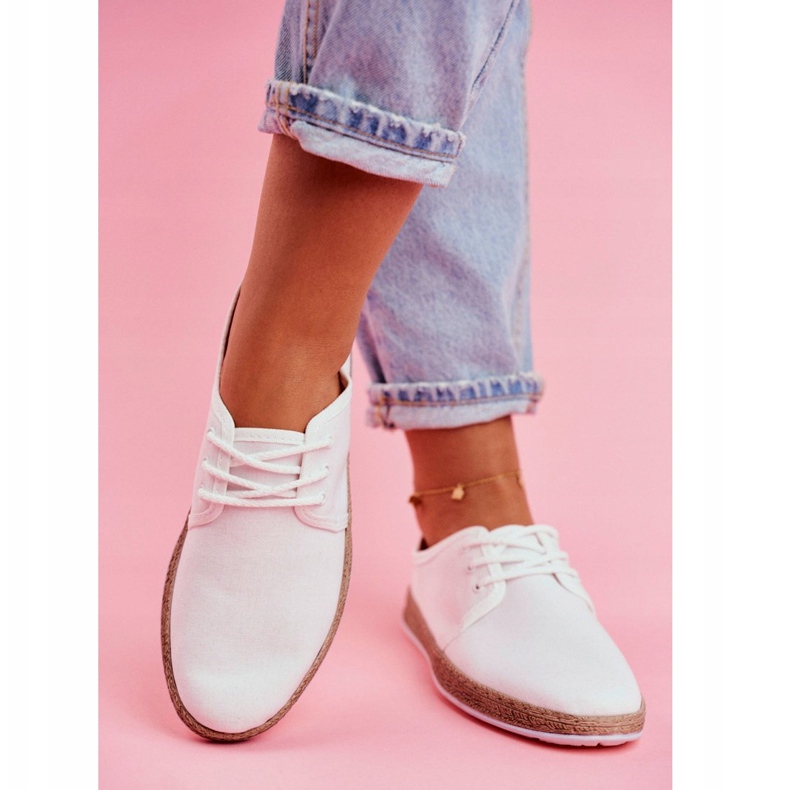 Női espadrilles Big Star White FF276043 fehér 2