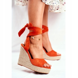 PS1 Női szandál Wedge kötött Orange Belleza narancs 1