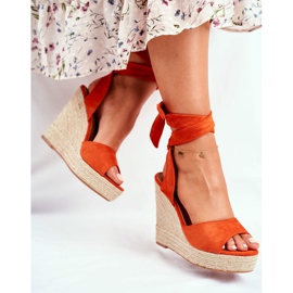PS1 Női szandál Wedge kötött Orange Belleza narancs 2