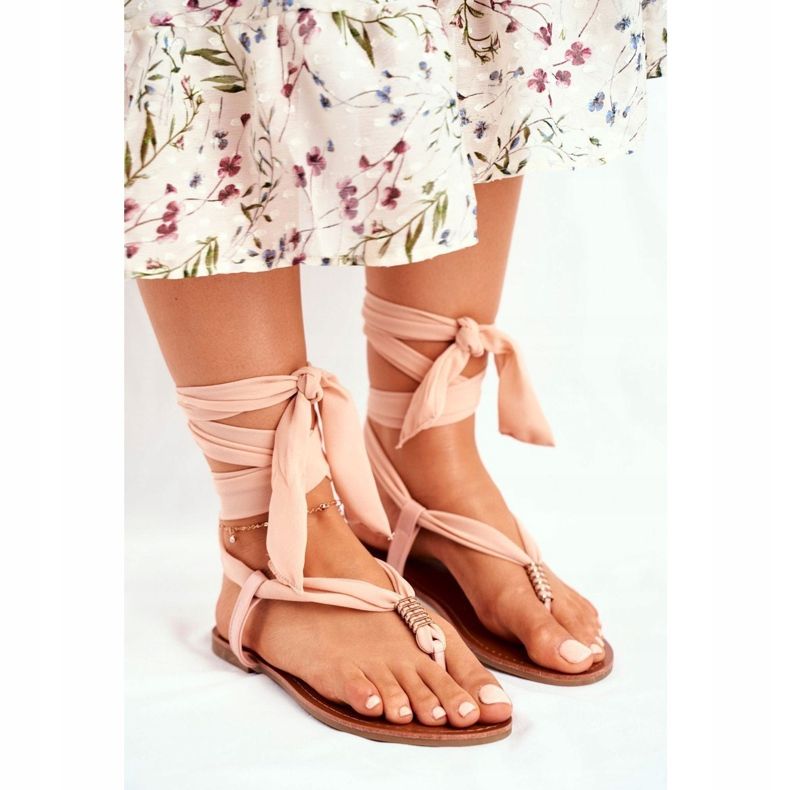 FS1 Női szandál Papucs Kötött bézs Derryl 1