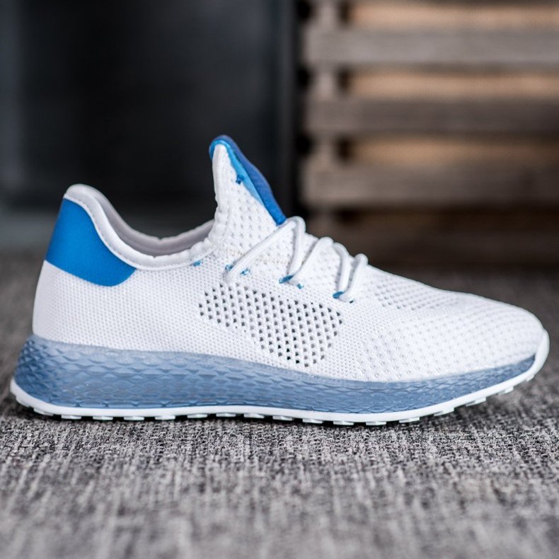 SHELOVET Fehér áttört cipők 2