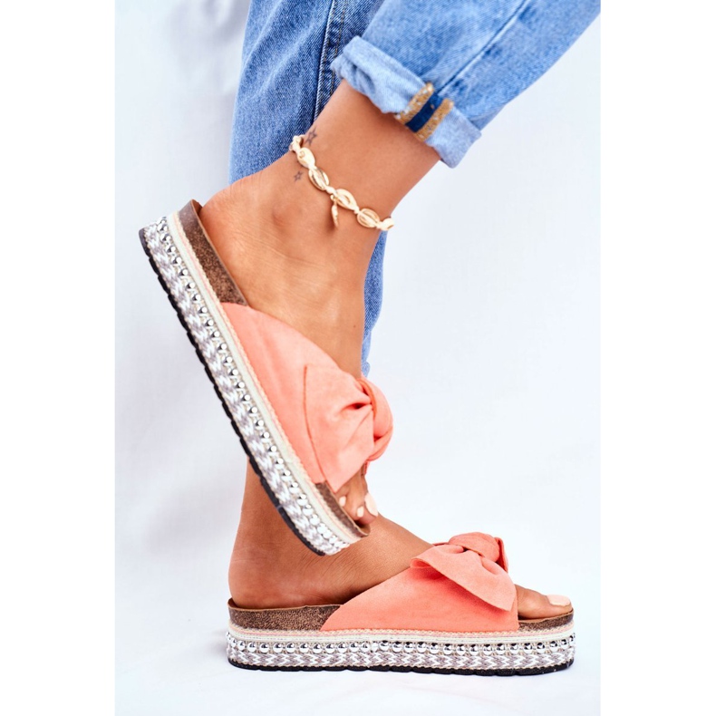 Női magas papucs Coral Mortigo rózsaszín 1