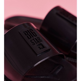 Női Big Star papucs a FF274813 fekete platformon 1