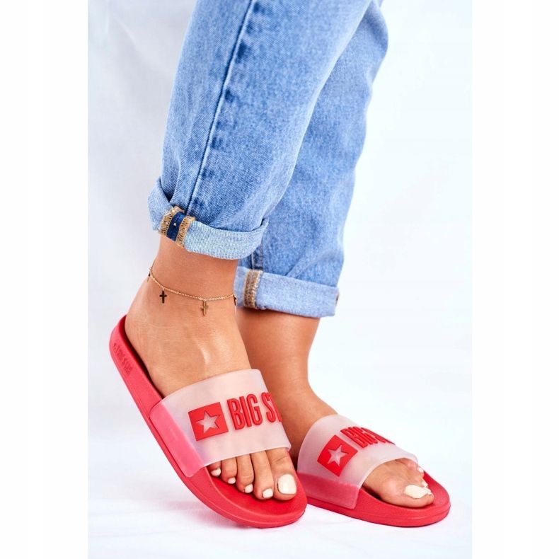 Női papucs Big Star Red FF274A202 piros 1