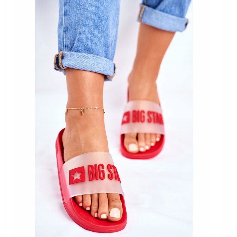 Női papucs Big Star Red FF274A202 piros 2