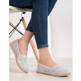 MCKEYLOR Azték espadrillák azték mintákkal szürke 1