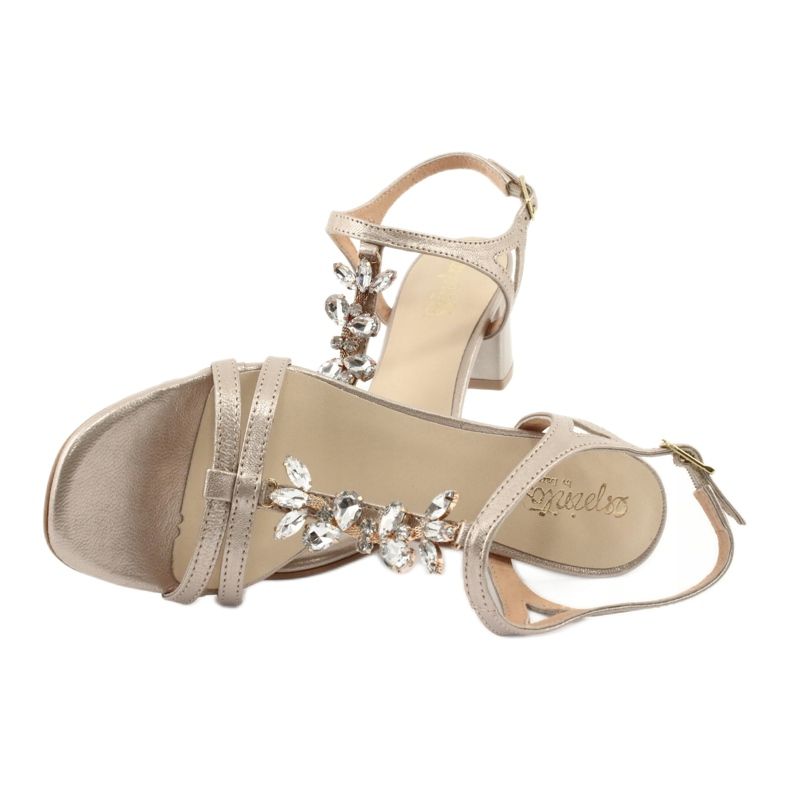 Arany szandál a poszton a Zircon Espinto S352 -vel aranysárga 8