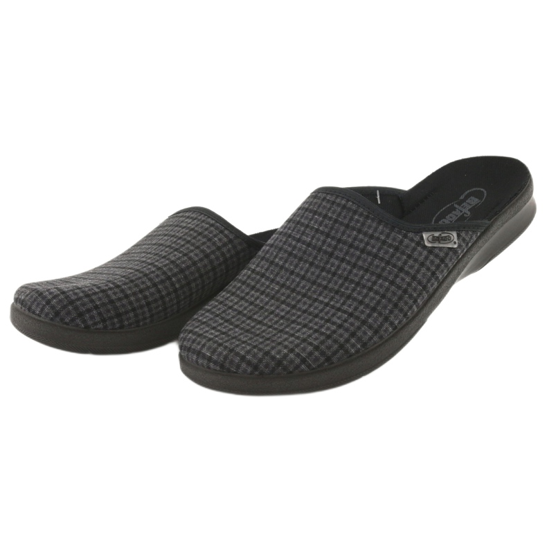 Befado férfi cipő pu 548M012 fekete szürke 4