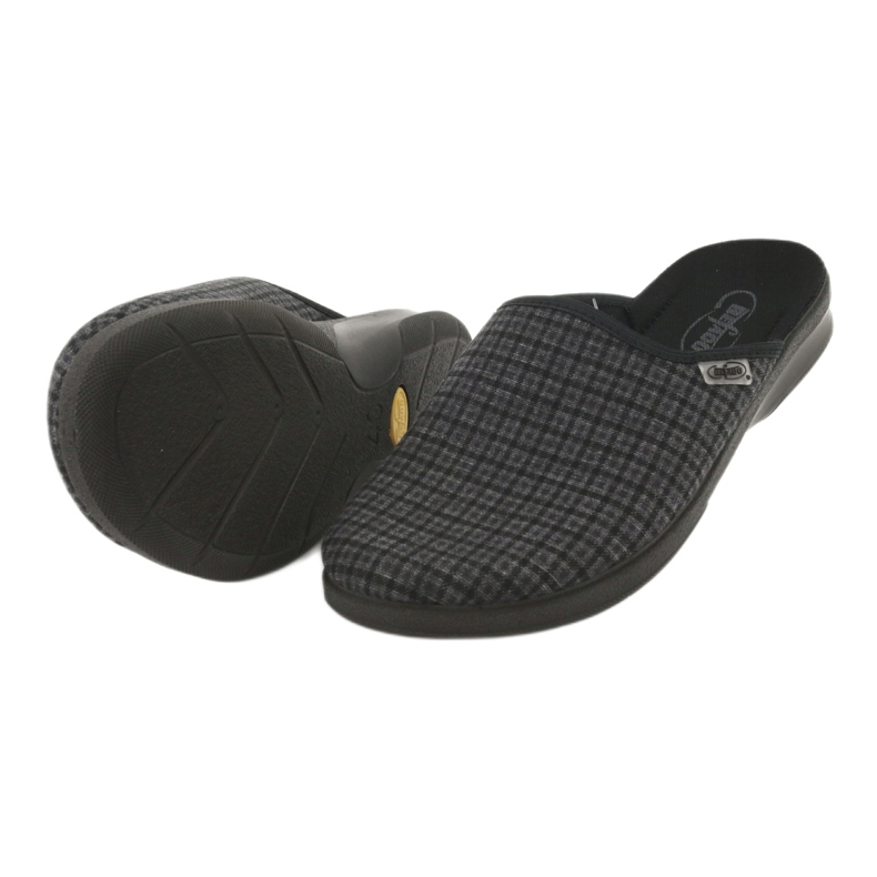 Befado férfi cipő pu 548M012 fekete szürke 5