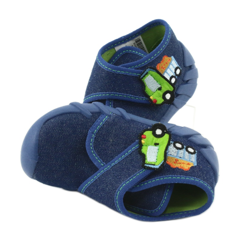 Befado gyermekcipő 523P012 sötétkék kék zöld 5