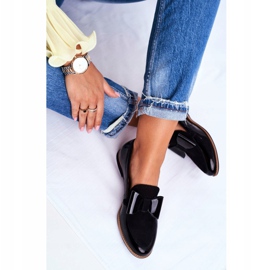 Női Brogues Maciejka lakkozott cipők fekete 04099-01 / 00-5 2