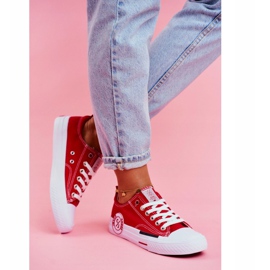 Cross Jeans Női Cipők Cross Farmer Piros FF2R4074C 2