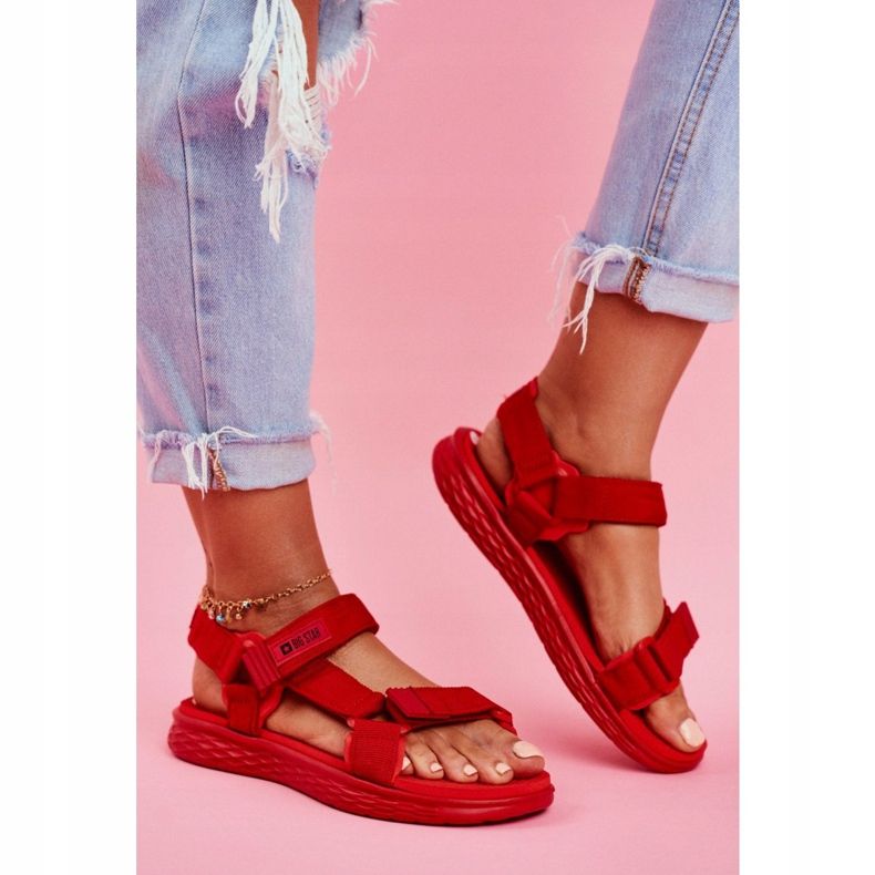 Női szandál Big Star Red FF274A602 piros 2 Női szandál Big Star Red FF274A602 piros 2