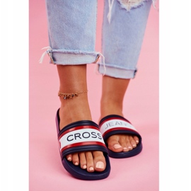 Cross Jeans Női papucs Cross Farmer Navy Blue FF2R4160C sötétkék 2 Cross Jeans Női papucs Cross Farmer Navy Blue FF2R4160C sötétkék 2