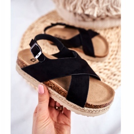 Gyermek szandál Big Star Black FF374168 fekete 2