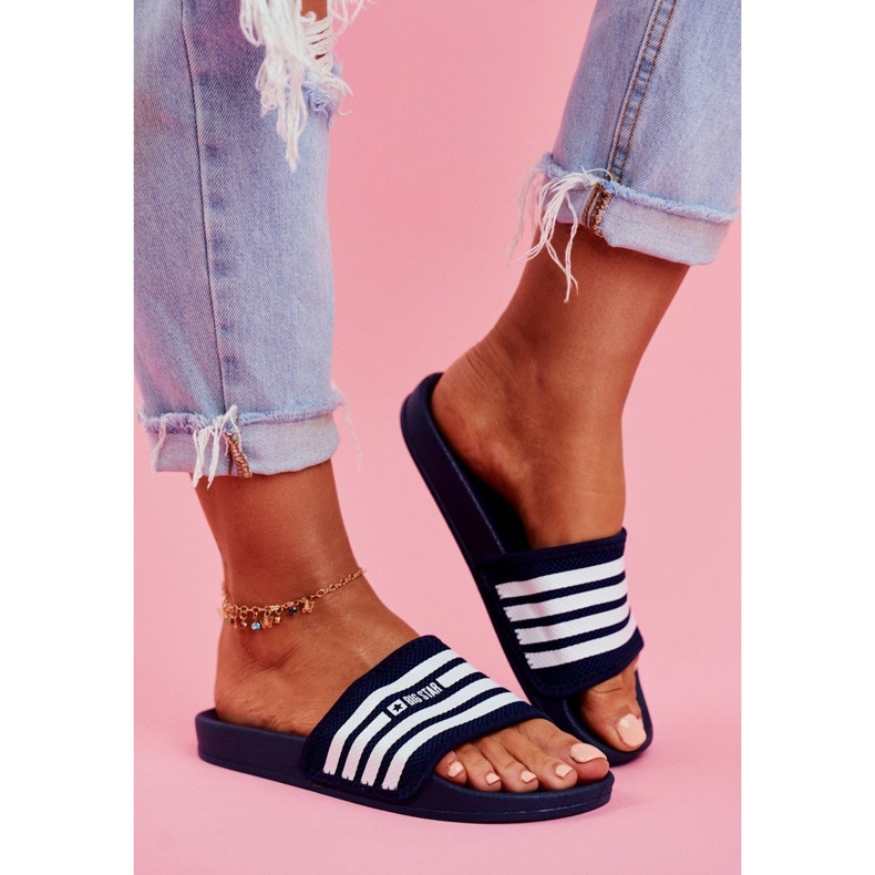 Női papucs Big Star Navy Blue FF274A356 kék 1