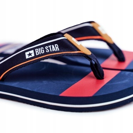 Férfi papucs Papucs Big Star Navy Blue FF274A459 sötétkék 1