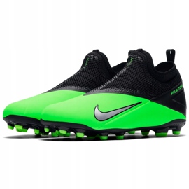 Nike Phantom Vsn 2 Academy Df Fg / MG Jr CD4059 306 futballcipő sokszínű zöld 1