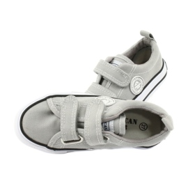 American Club Szürke amerikai LH39 tépőzáras cipők 4