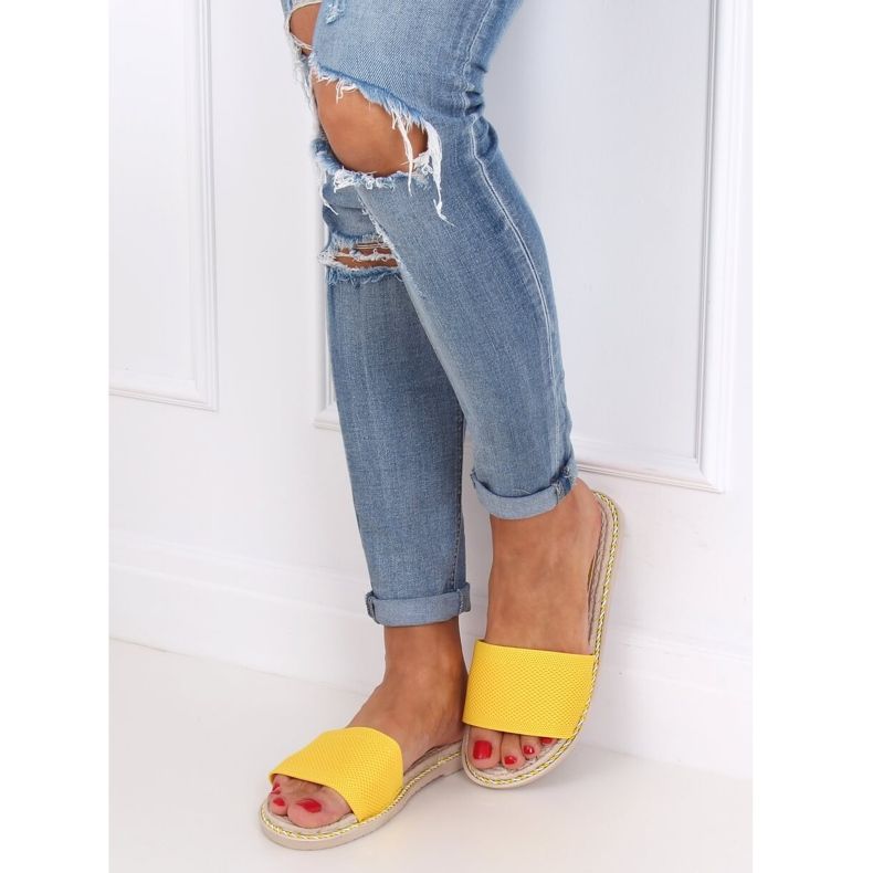 Női mézes papucs 35-185 Sárga 1