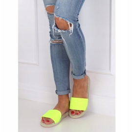 Női papucs neon 35-185 Zöld 1