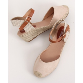 Espadrilles bézs ék S-820 Beige 1 Espadrilles bézs ék S-820 Beige 1
