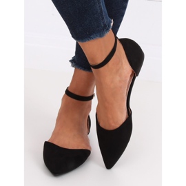 Fekete HD-100 Fekete színű balerinák 1