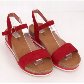 Piros női szandál RD054 Red 1