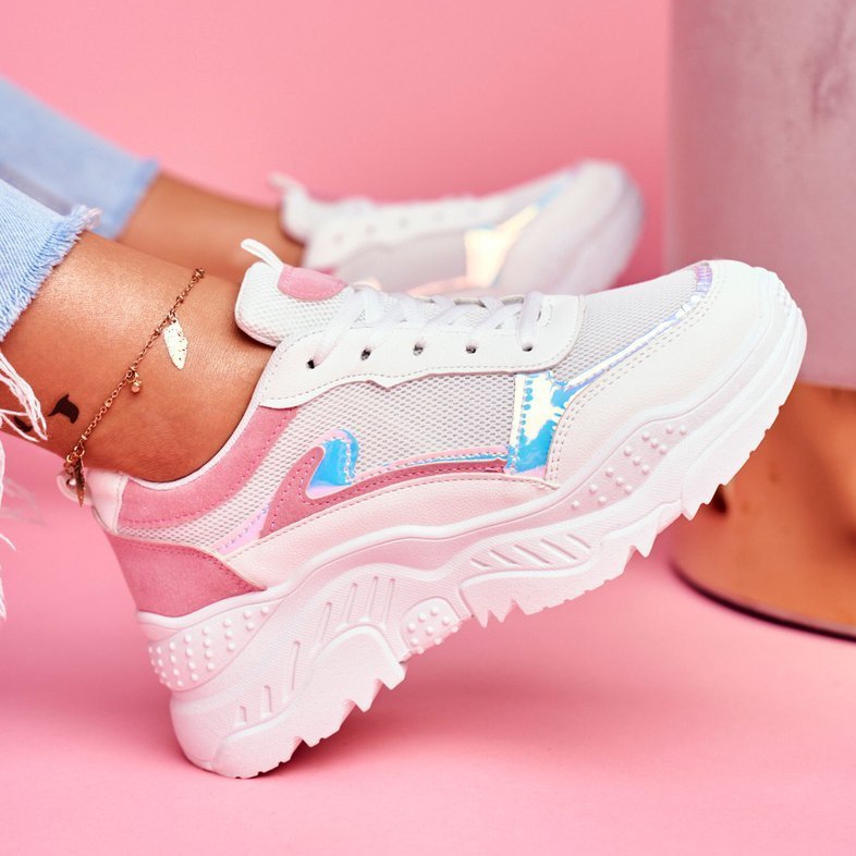 BUGO Női sportcipő Pink White Memory fehér rózsaszín 1