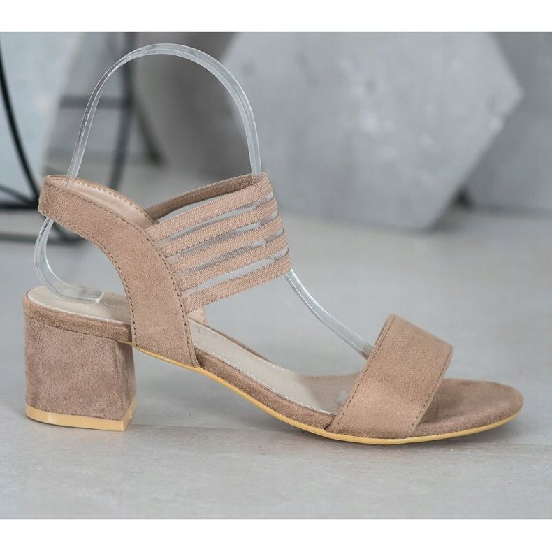 Filippo Csúsztatható szandál egy poszton barna 2