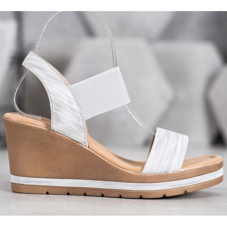 Sea Elves Stílusos ék szandál szürke 2