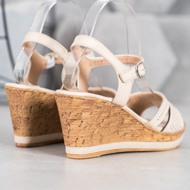 GOLL Ék szandál Eco bőrrel barna 2