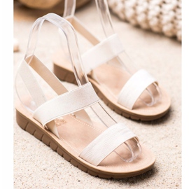 Sea Elves Csúsztatható szandál a platformon barna 2