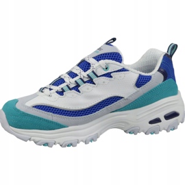 Skechers D'Lites Second Chance W 13146-WBL fehér kék sokszínű 1