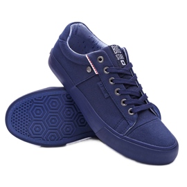 Férfi cipők Big Star Navy Blue AA174094 sötétkék 2