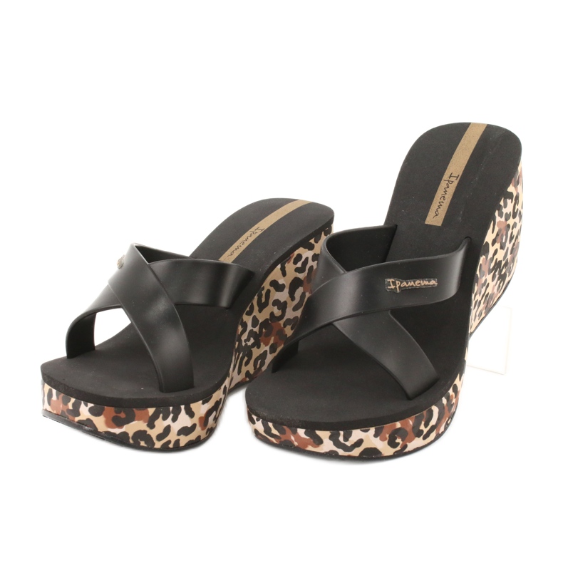 Ipanema 82856 női ék papucs barna fekete 2