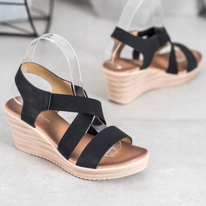 Sea Elves Alkalmi csúszás szandálban fekete 1