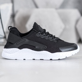 SHELOVET Fekete textil cipők 1