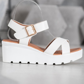 Weide Divatos szandál fehér 2