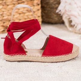 Seastar Kötött vörös espadrillák piros 2
