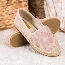 Seastar Velúr Espadrilles rózsaszín 1