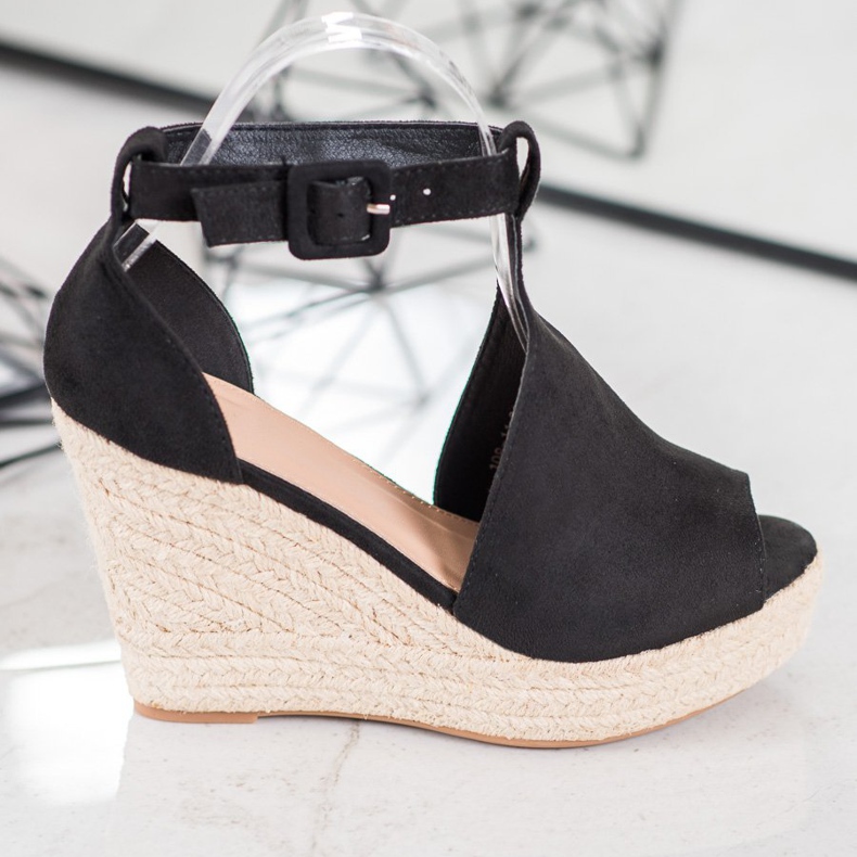 Queen Vivi Felépített velúr ékek fekete 2