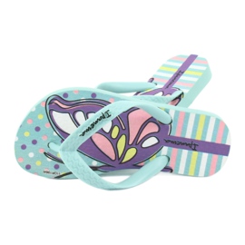Papucs pillangó Ipanema Temas KIDS 82773 lila zöld 4