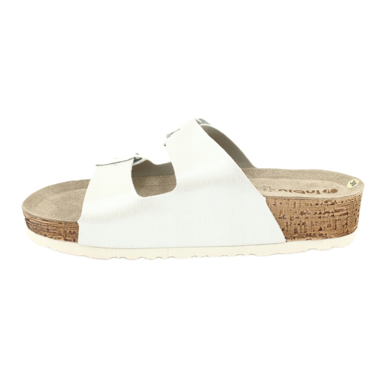 Női papucs fehér gyöngyház Inblu NM019 sokszínű 1