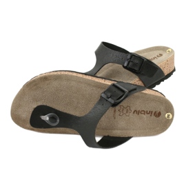 Profilaktikus női Inblu NM020 papucs fekete 4