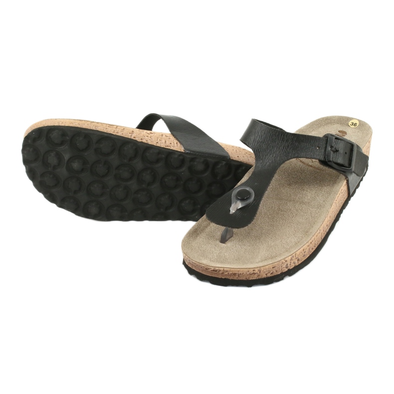 Profilaktikus női Inblu NM020 papucs fekete 3